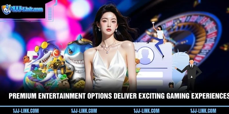 Premium entertainment options deliver exciting gaming experiences