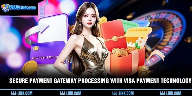 Secure payment gateway processing with Visa payment technology