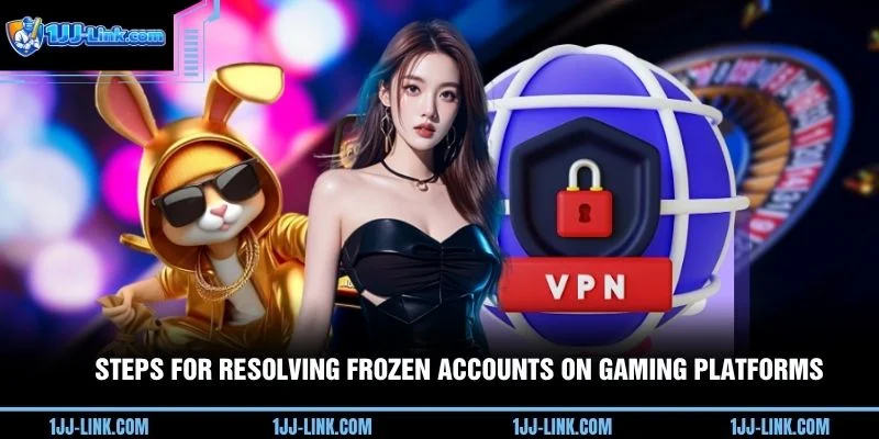 Steps for resolving frozen accounts on gaming platforms